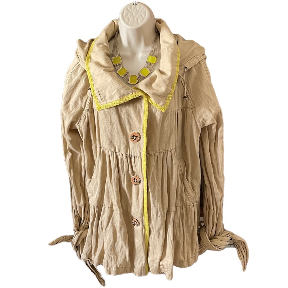 Anthropologie Hei Hei hooded military-style jacket